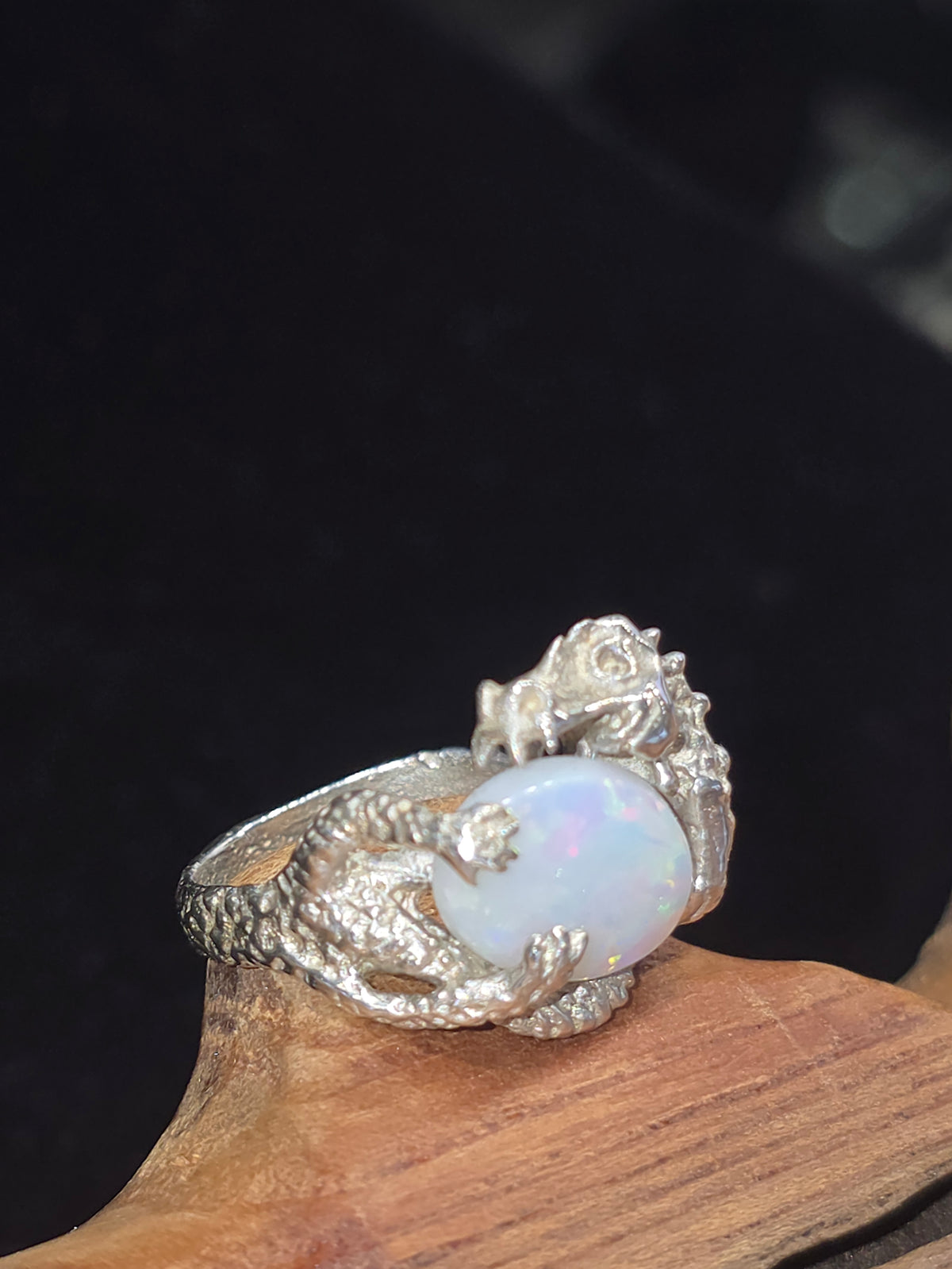 Precious Spencer Opal Dragon Ring