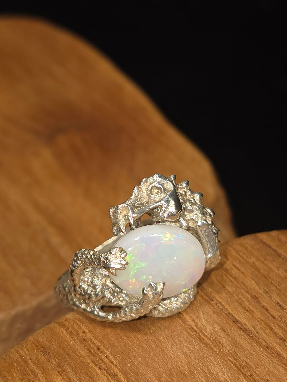 Precious Spencer Opal Dragon Ring